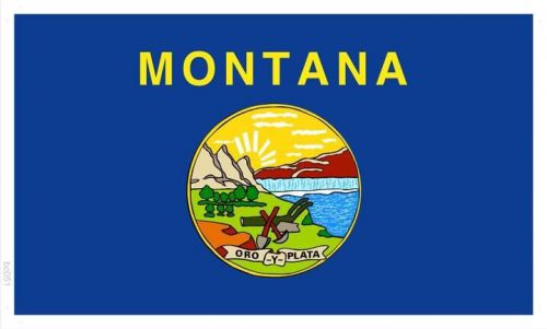 Bc051 flag of montana (wall banner only) for sale
