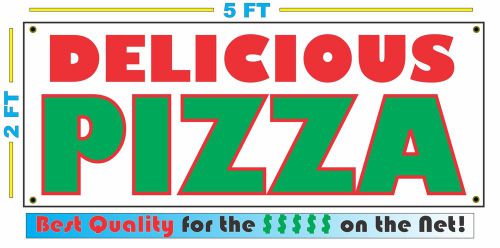 DELICIOUS PIZZA Giant Size All Weather Banner Sign Best Quality of the $$$