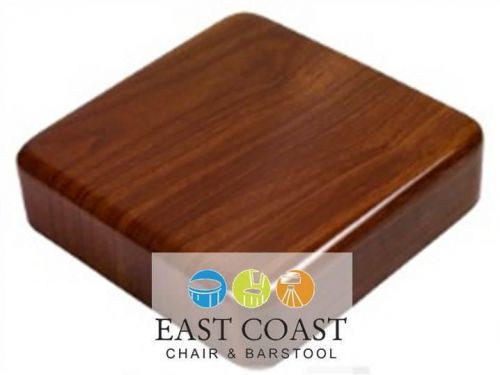 CLOSEOUT 2.25&#034; Thick 24&#034; Square Quick Ship Walnut Resin Restaurant Table Top