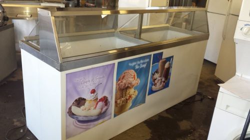 Frigidaire 16HR-16HC Ice cream display Case Great Shape 16 flavors with dipwell