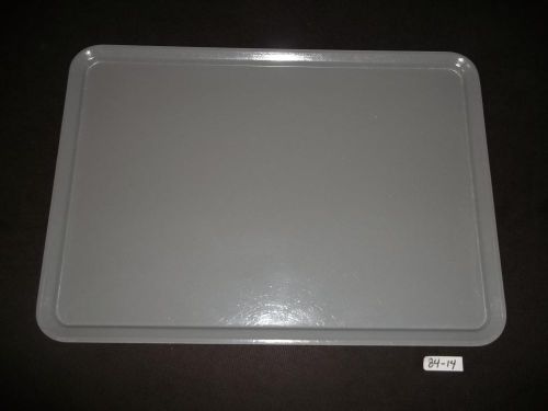 (12) carlisle 14 3/4&#034; x 20 7/8&#034; (37,5 cm x 53 cm) gray serving tray buffet cafe for sale