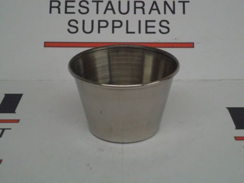 *NEW* UPDATE One Dozen SC-25 Stainless Steel 2.5 oz Sauce Cups x12 - Free Ship
