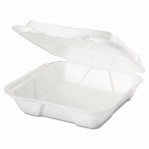 Genpak Snap-It Foam Carryout Container, Medium, White, 100 per Bag (GNPSN240)