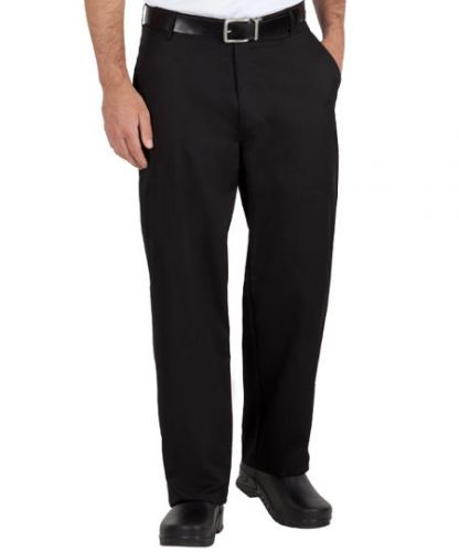 New Black Traditional Chef Pants size 30,32,34,36,38,40,42,44,46