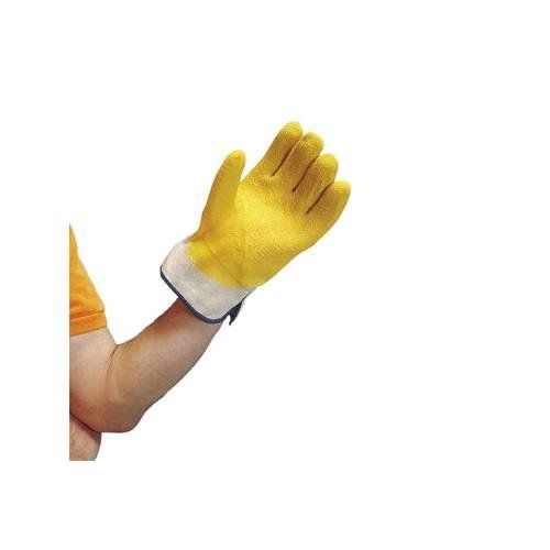 NEW San Jamar 1000 Oyster Shucking Glove  Natural Rubber/Latex/Cotton (Pack of 2