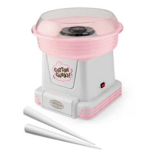 White &amp; Pink Counter Top Hard Candy/Sugar Free Cotton Candy Maker
