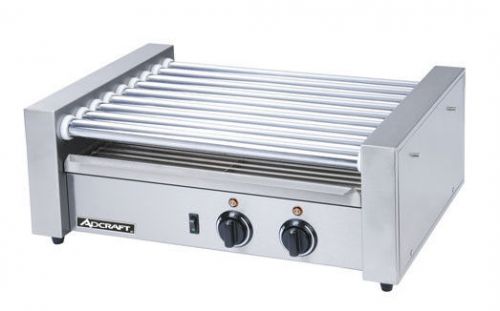 Adcraft rg-09 commercial hot dog roller grill holds 24 nsf  1 year warranty for sale