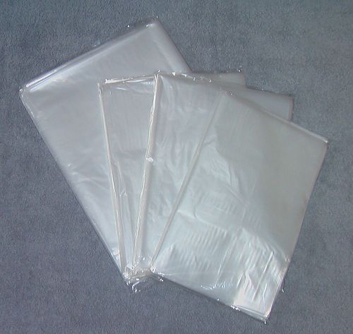 50 Clear 12 x 15 Poly Bags 1 MIL Plastic Bags Flat Open Top - Bolsa de Plastico