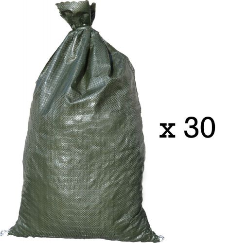 Sandbaggy 30 green sandbags --14x26 sandbags for sale sandbag bags sand bags for sale