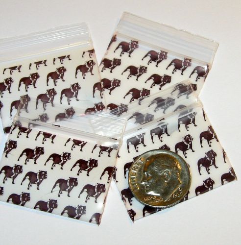 200 Top Dog Baggies 12510 1.25 x 1 inch small ziplock bags