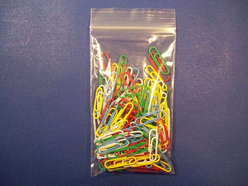 5,000 count 3&#034;x5&#034; reclosable ziplock poly bags 2 mil clear for sale