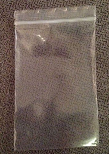 1000 COUNT CLEAR 2X3 POLY BAGS 2 MIL ZIP LOCK TOP