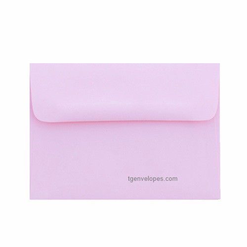 25  A6 A-6 4x6 Pastel Pretty Pink Square-Flap Envelopes