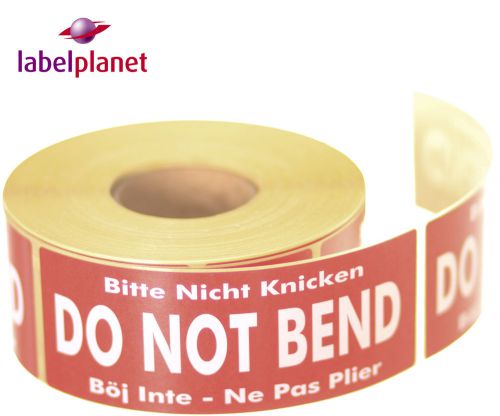 Do Not Bend Package/Packaging Postage Self-Adhesive Mail Labels  Label Planet®