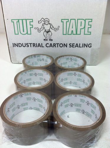 36 Roll Case Tan Brow Packing Tape Shipping Sealing Carton Box 2&#034; x 55 yards