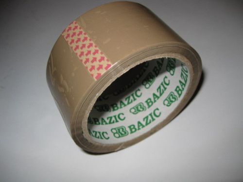 Lof of 40 Rolls of  Brown Tan Acrylic Packing Tape Shipping 2&#034; Wide 55 Yards
