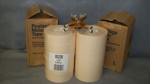 Postage meter tape 123p 05200 1-5/16&#034; lot of 12 rolls for sale
