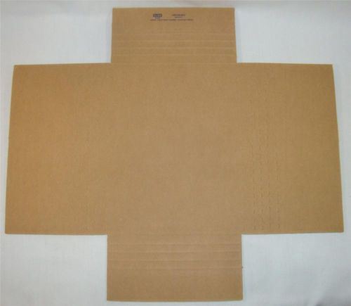 5 kraft easy-fold 11 1/8 x 8 5/8&#034; mailers shipping boxes corrugated uline s-165 for sale