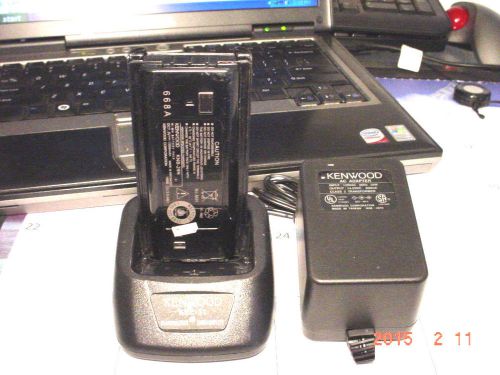 RAPID CHARGER WITH BATTERY FOR KENWOOD PROTALK, TK-3200, 3300, 3400 SERIES