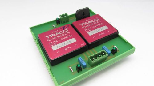 TRACO POWER PRODUCTS DC/DC CONVERTER MODULE TAC 24112 WITH PHOENIX CONTACT UM
