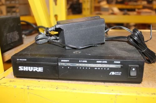 SHURE SC4 CE MICROPHONE RECEIVER 182.200 MHZ
