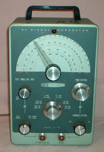 Heathkit model ig-102 - laboratory rf signal generator - tested - ham radio for sale