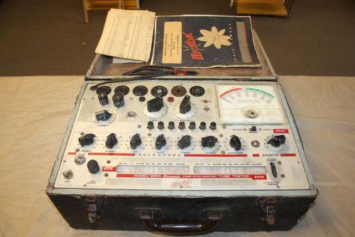 Vintage Hickok model 600A Dynamic Mutual Conductance Tube Tester Parts or Repair