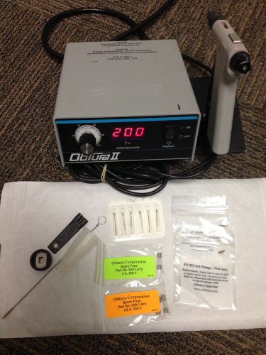 Obtura ii endodontic dental obturation unit (with extras) by spartan for sale