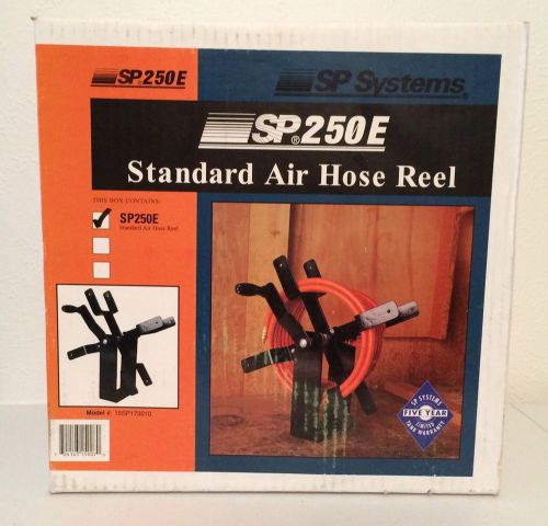 New steel heavy duty air hose reel holds 150&#039; 3/8&#034;. sp systems sp250e sealed box for sale