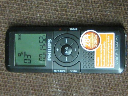 Philips Voice tracer 622, Voice Recorder  2GB 284 hours record time