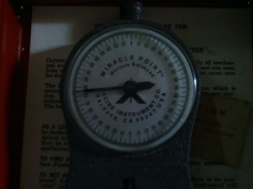 Racine Miracle Point 345-10 Magnetic Dial Protractor
