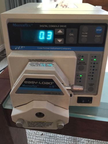 Cole Parmer MasterFlex Peristaltic pump easy load digital standard drive 7523-30