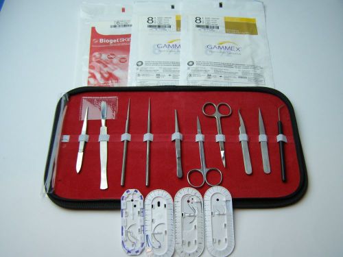 Dissecting dissection kit set college deluxe biology student  college biology for sale