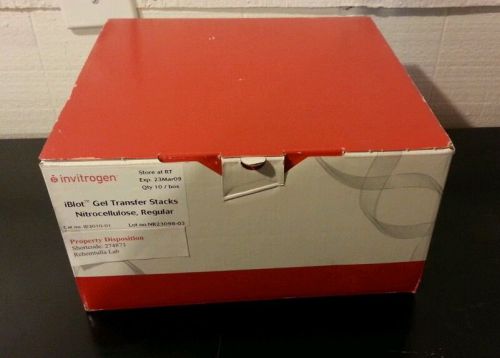 Invitrogen Gel transfer stacks Nitrocellulose, IB3010-01 Regular 10 per Box