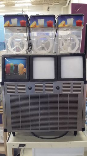 Ornelius granita dispenser 3 bowl slush frozen beverage machine margarita drink for sale