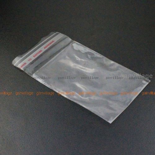 1000pcs 4.9x7cm OPP Self Adhesive Seal Clear Plastic Bags Jewelry Parts Gems