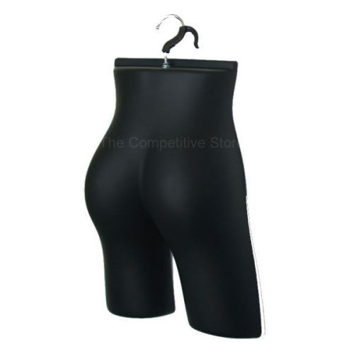 Youth Pants And Lingerie Mannequin Hanging Form For 1-3 Youth Sizes Black