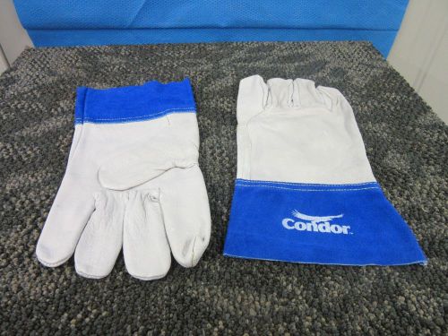 Condor welding welder&#039;s size large l leather protective gloves 1ad18e new for sale