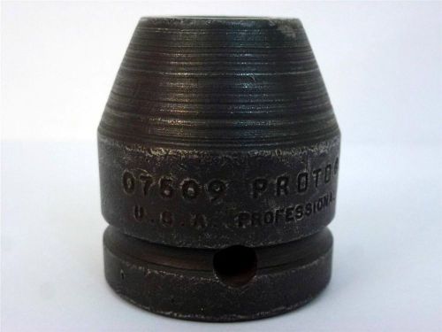 Proto professional 07509 9/16&#034; 6 point 1&#034; drive impact socket nos for sale