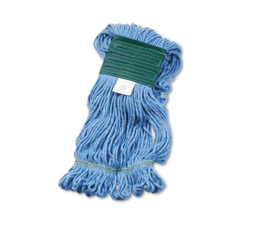New unisan super loop wet mop head, cotton/synthetic, medium size, blue (502bl) for sale
