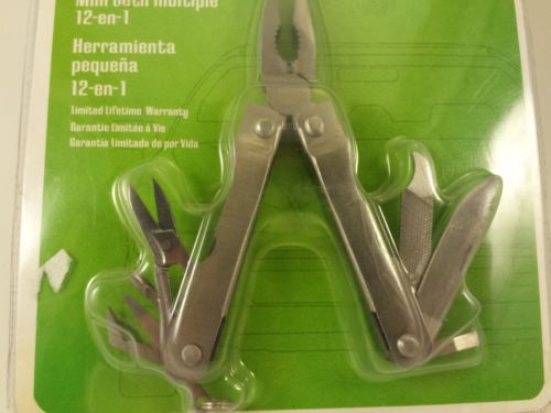 Tool Choice 12 in 1 Multi Tool Pliers Stainless Steel Wire Cutter Stripper File