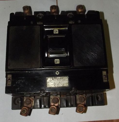 Westinghouse ab de-ion  circuit breaker 505023 b 100 amp 600 volt it&#039;s a monster for sale