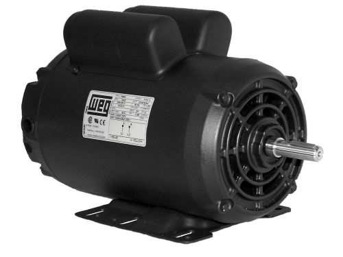 5 hp electric motor 56 for compressor 3455 rpm 1 phase 208-230 18 month warranty