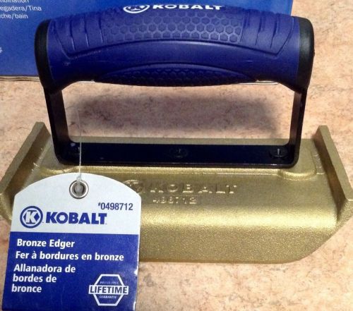 Kobalt 6.125 inch Bronze Concrete Edger