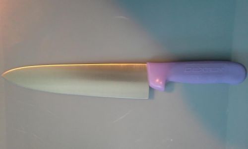 8-Inch Chef&#039;s/Cook&#039;s Knife.#S1145-8 SaniSafe by Dexter Russell. Purple.NSF Rated
