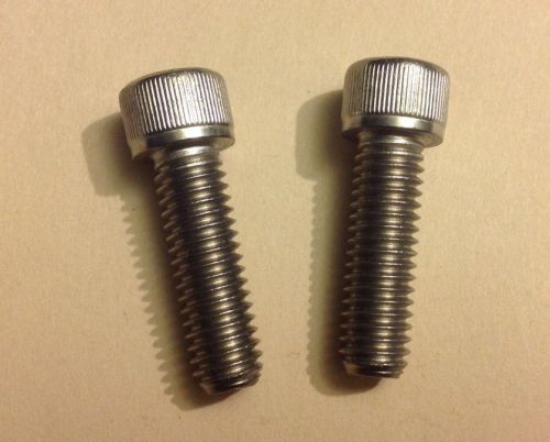 3/8&#034;-16 x 1-1/4&#034; - stainless steel - 18-8 - socket cap screw/ allen bolt - 2 pcs for sale