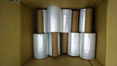 Stretch wrap film pallet wrap 5&#034; x 1000&#039; 80ga 15 roll case hand wrap clear for sale