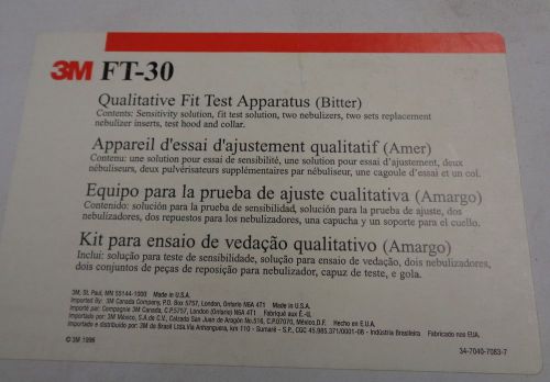 3M FT30 QUALITATIVE TEST KIT