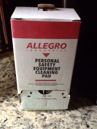 Allegro Respirator Safety Equipment Cleaning Pads Box 70