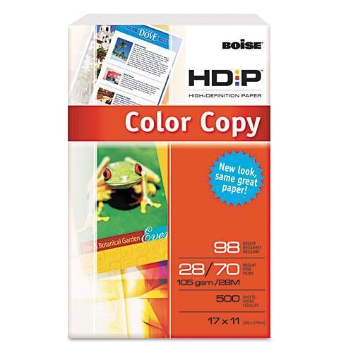 New boise cascade bcp-2817 hd:p color copy paper, 98 brightness, 28lb, 11 x 17, for sale